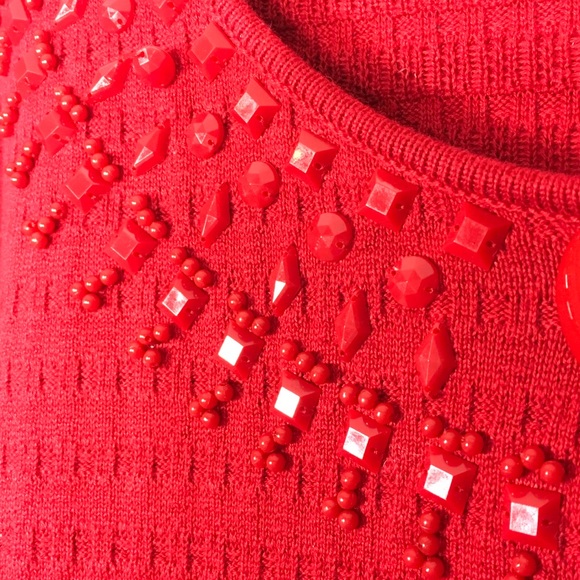 Ruby Rd Beaded Sweater. - Picture 5 of 8
